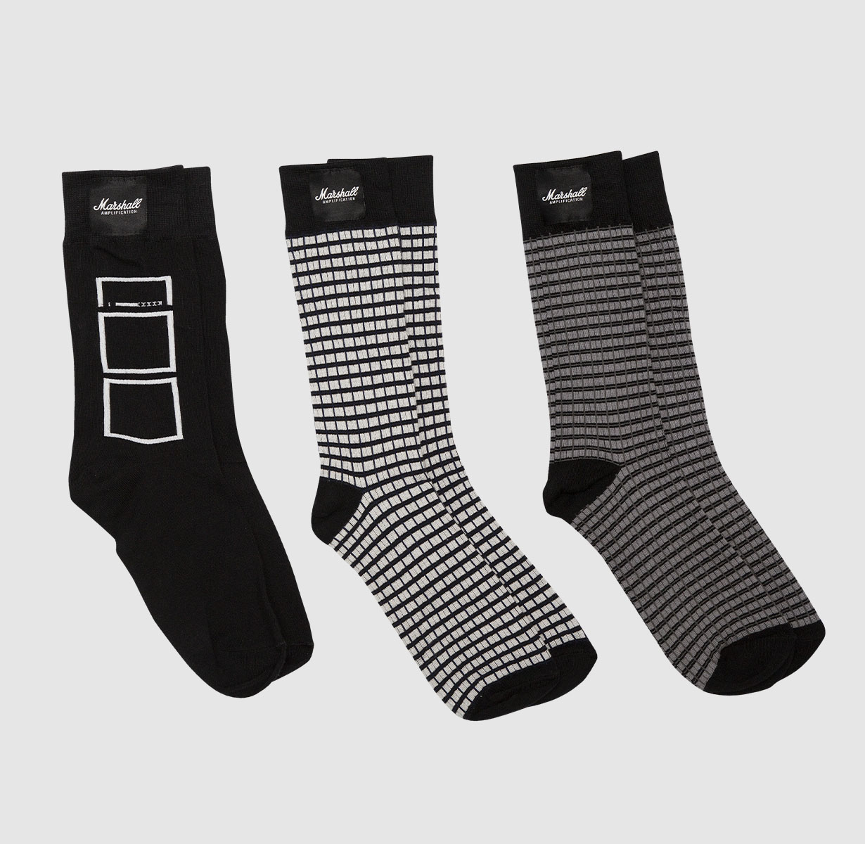 Monochrome Socks 3 Pack